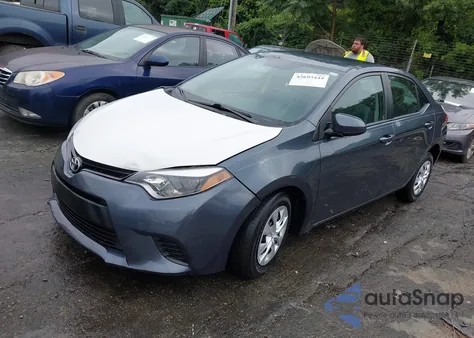 2016 Toyota Corolla L z USA, uszkodzony, nr VIN 2T1BURHE6GC735745
